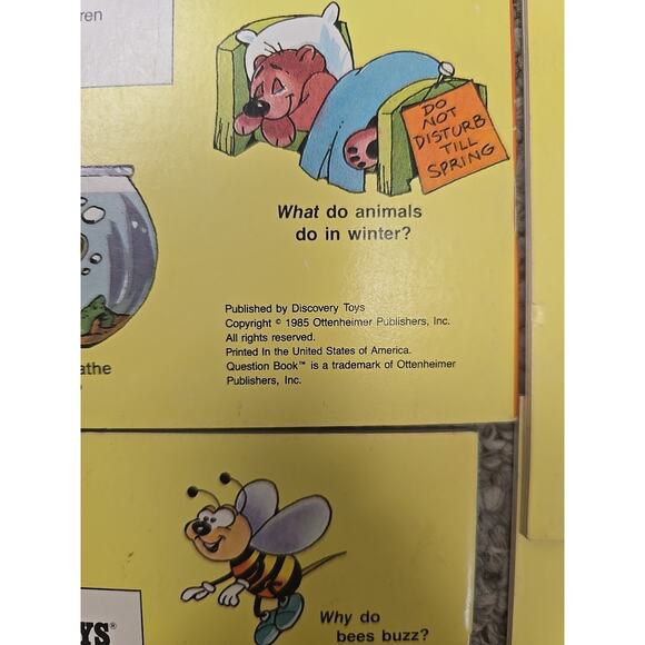 Lot of 4 VTG Discovery Toys Where? Why? What? When? Paperback Children's Books - Picture 7 of 7